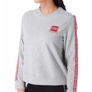Calvin Klein 1981 Bold Lounge Sweatshirt- L Grey
